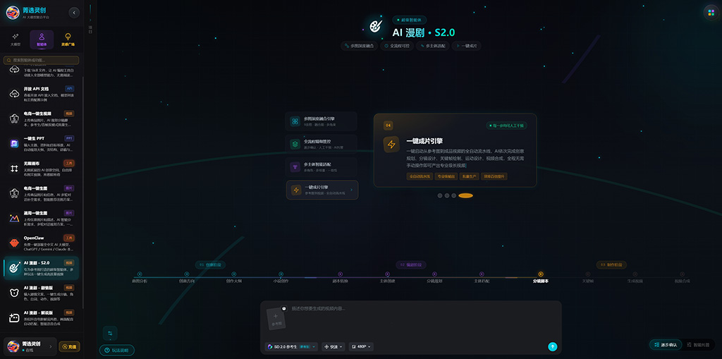 AI漫剧制作示意